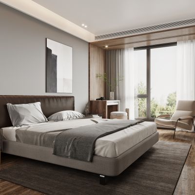 艾巴优-2020VIP学员投稿作品-新中式卧室