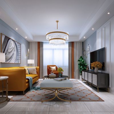 艾巴优-2020VIP学员投稿作品-现代客餐厅