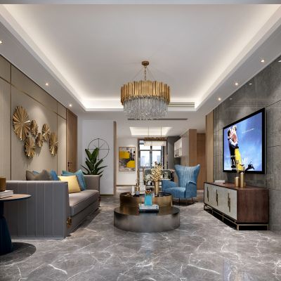 艾巴优-2020VIP学员投稿作品-现代客餐厅