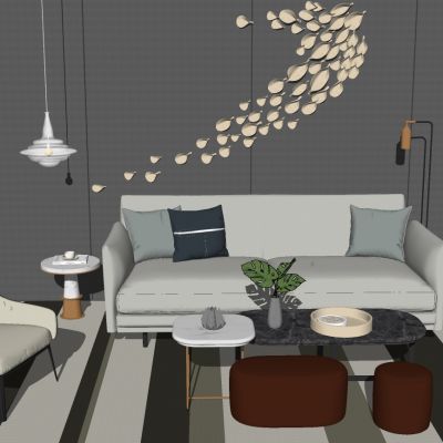 北欧现代单人沙发