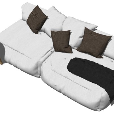 北欧简约双人沙发