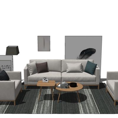 北欧现代单人沙发