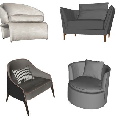 现代意大利休闲沙发