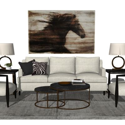 北欧简欧式沙发