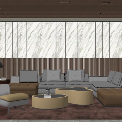 现代简约客厅-组合-沙发