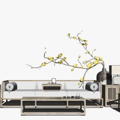 新中式罗汉床卧榻沙发