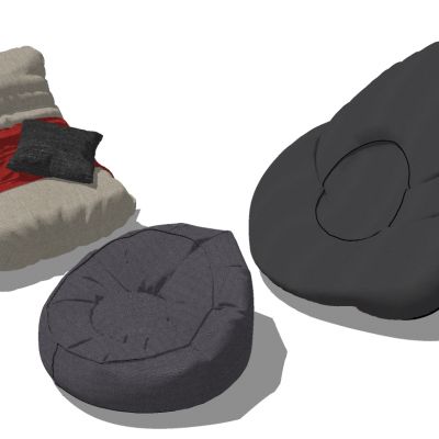 懒人沙发3D模型