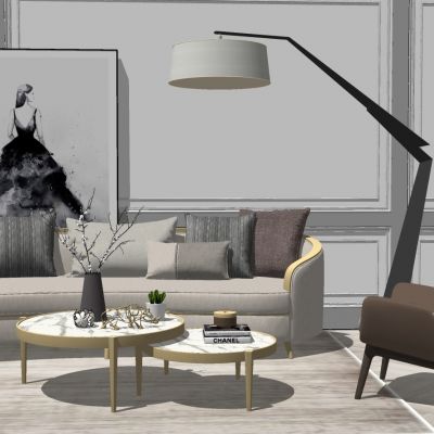 简欧式现代轻奢沙发