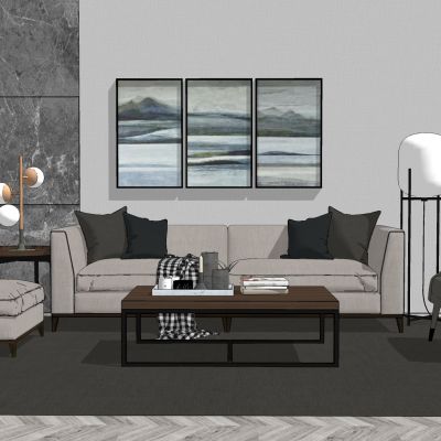 现代轻奢家具沙发