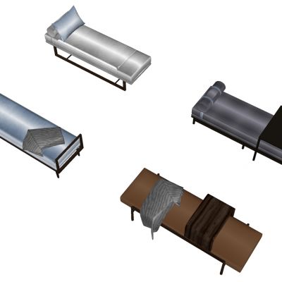 新中式实木床尾凳卧榻