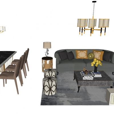 现代简欧客餐厅