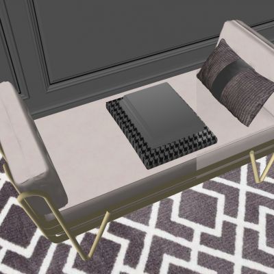 简欧金属轻奢沙发