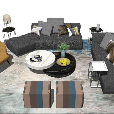 北欧现代轻奢沙发