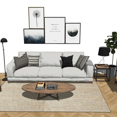 北欧现代单人沙发