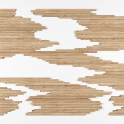 现代凹凸装饰木板