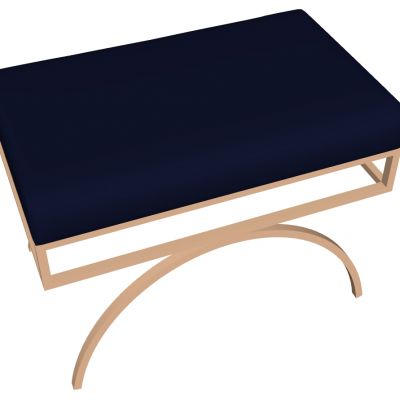 现代北欧金属架皮革沙发