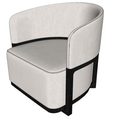 新中式单人休闲沙发