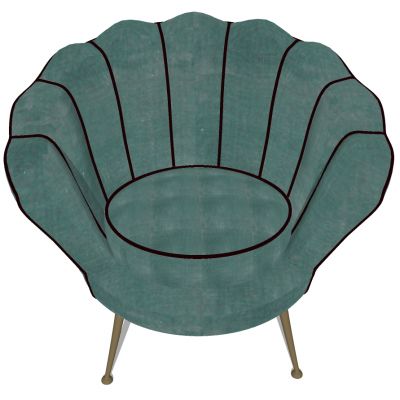 美式轻奢单体沙发