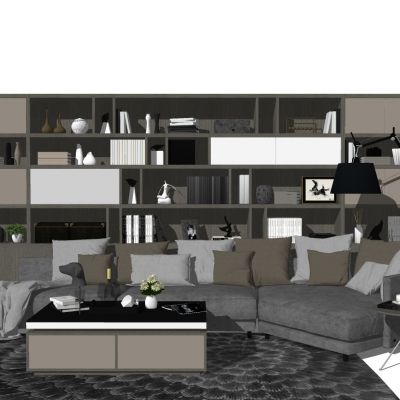 现代北欧转角沙发