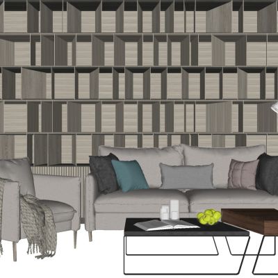 现代简约单人沙发