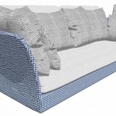 地中海欧式单体沙发