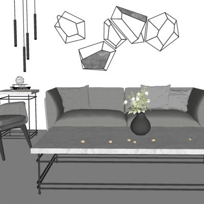 北欧简约单人沙发