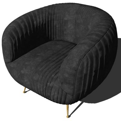 北欧现代轻奢单人休闲沙发