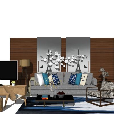 北欧现代休闲沙发