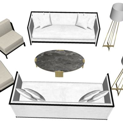 现代简约单人沙发