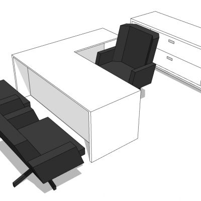 现代办公桌经理办公桌老板台班台椅子