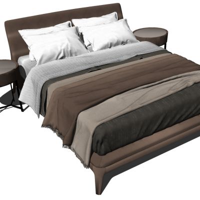 北欧现代双人床