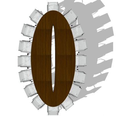 现代会议桌办公椅子