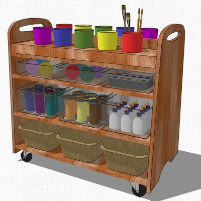 儿童幼儿园家具书柜玩具柜子