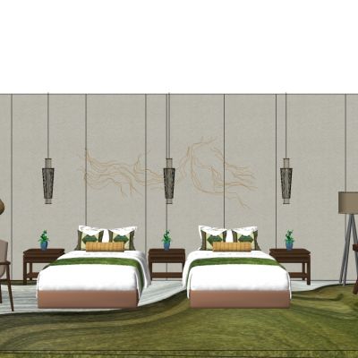 欧式法式商务实木单人床