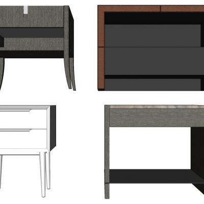 现代北欧简约床