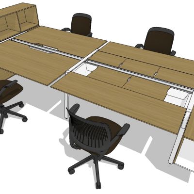 现代办公桌椅员工工位