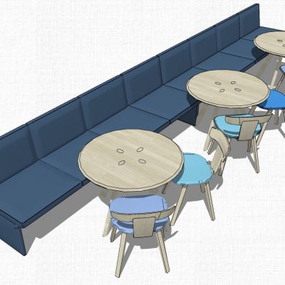 现代办公休闲等候区沙发茶几休闲椅子卡座组合