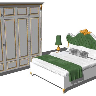 欧式法式美式双人床