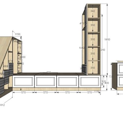 现代实木单人床