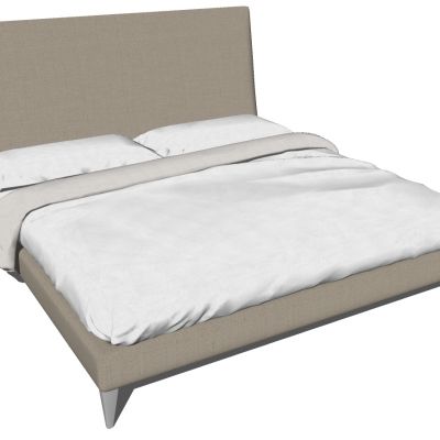 北欧现代双人床