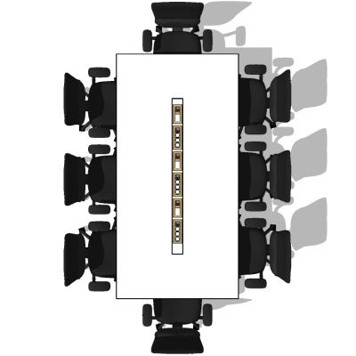 现代会议桌办公椅子