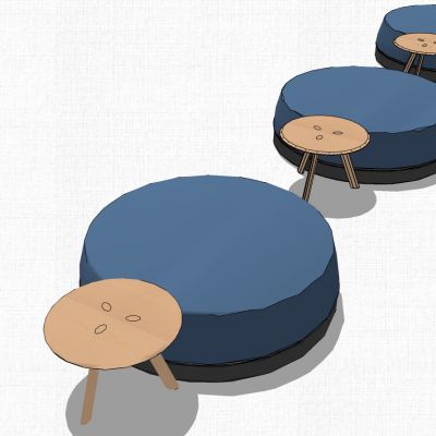 现代办公休闲等候区沙发茶几休闲椅子组合