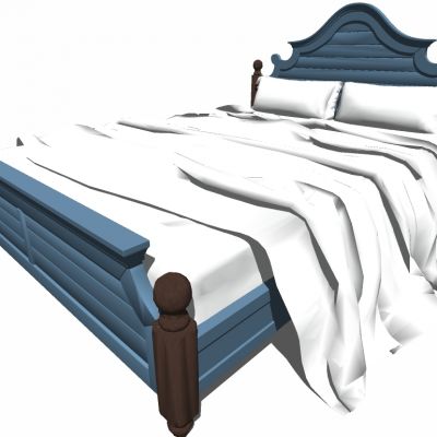 地中海欧式双人床