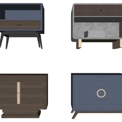 新中式现代北欧简约床