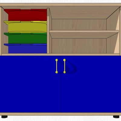 儿童幼儿园家具书柜玩具柜子