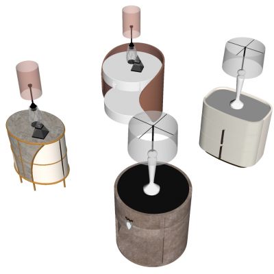 现代轻奢皮革新中式床