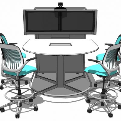 现代办公家具会议室桌椅子