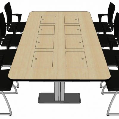 现代办公家具会议室桌椅子