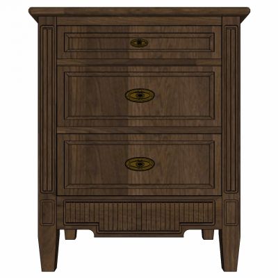 美式欧式边几床