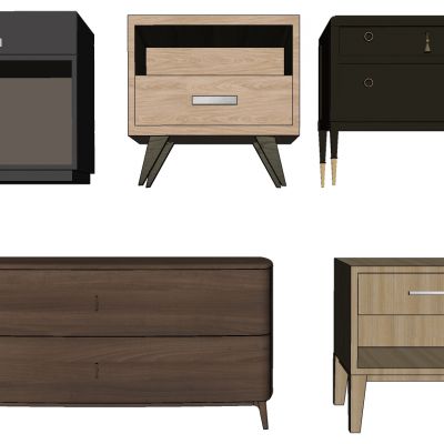 现代北欧简约床